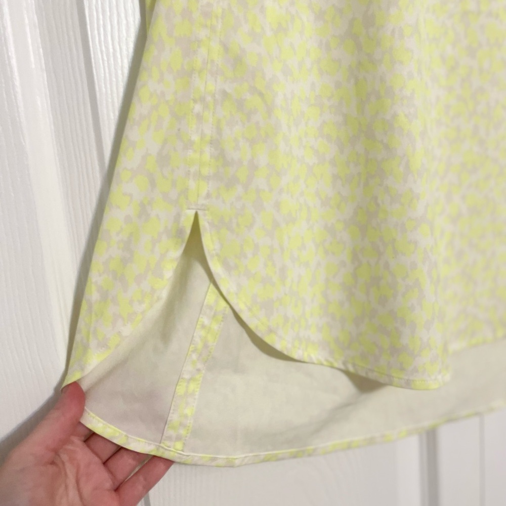 Athleta Zephyr Refined Tank in Yellow Leopard - Picture 4 of 6
